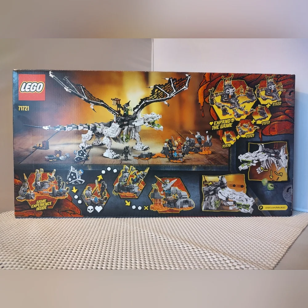 LEGO Ninjago 71721 Skull Sorcerer's Dragon NWT Building Toy Set